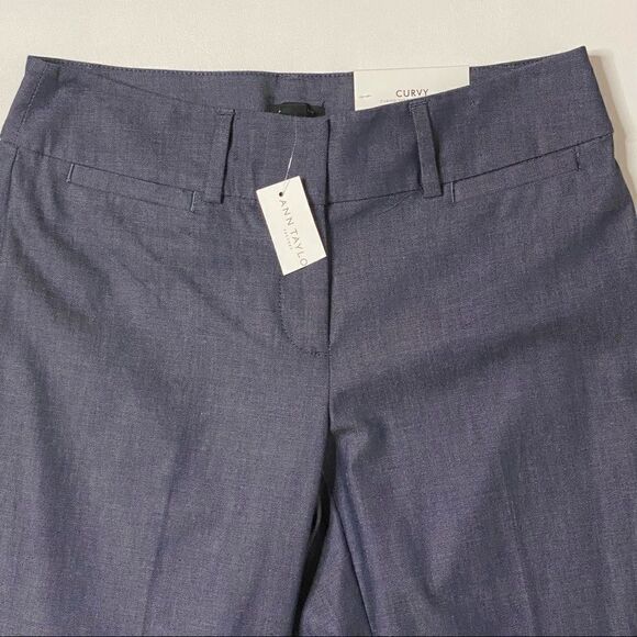 Ann Taylor Factory | Curvy Crop Length Pants - Picture 2 of 8